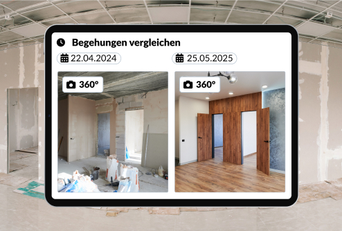 Sorgen Sie für einen reibungslosen Ausbau durch vollständige visuelle Dokumentation.