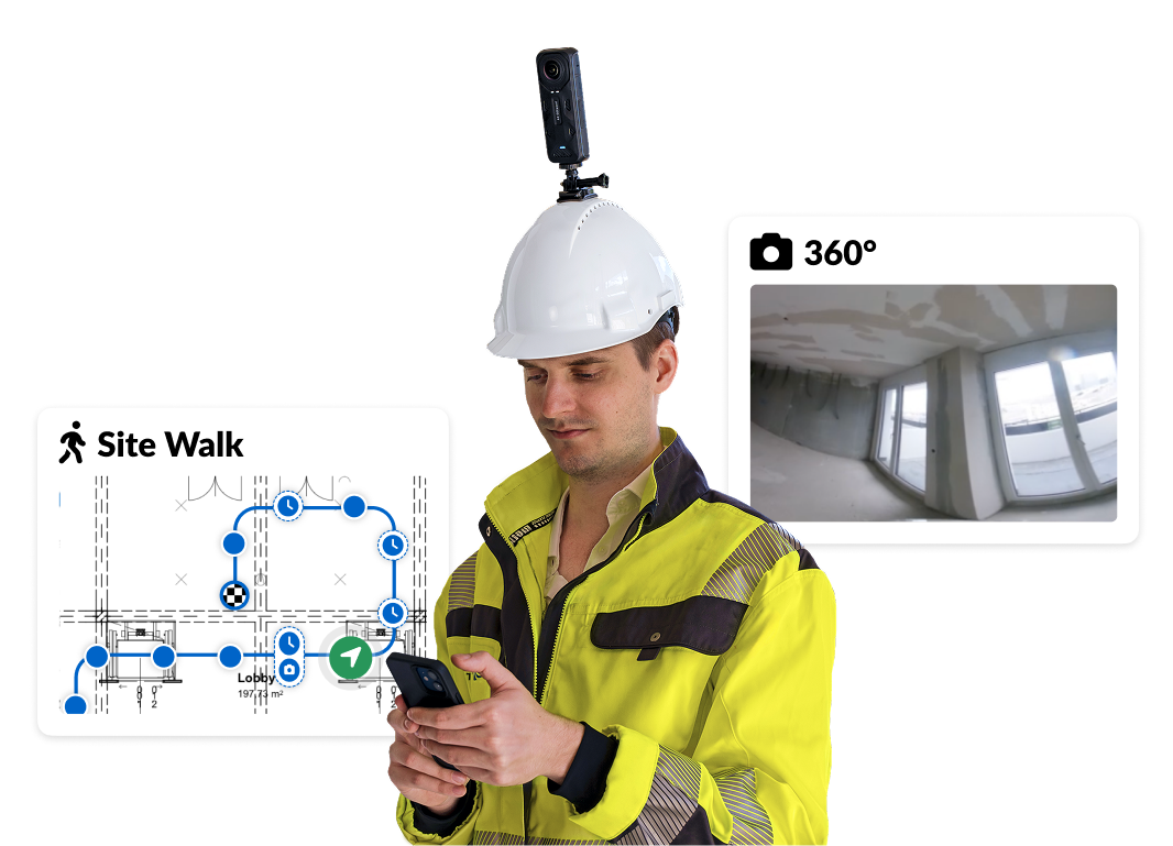SiteView 360° Reality Capture wird von AI-Technologie unterstützt.
