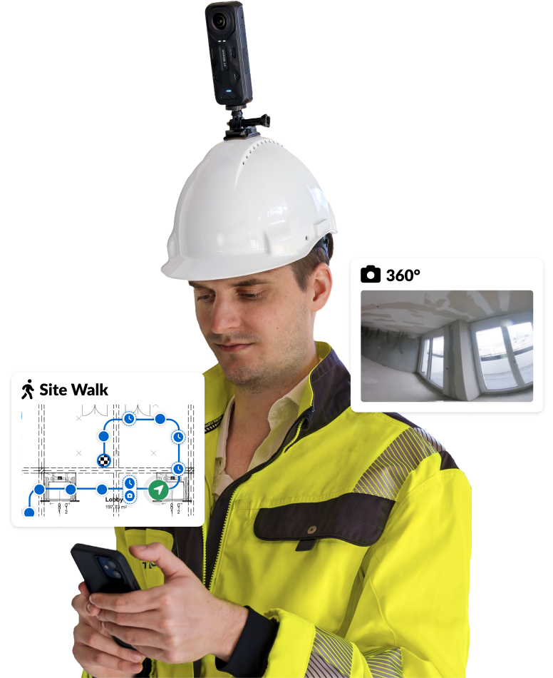 SiteView 360° Reality Capture wird von AI-Technologie unterstützt.