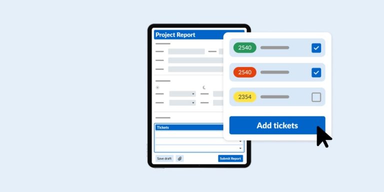 Add Tickets to Project Reports