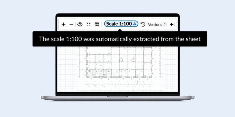 Auto-detection of plan scale