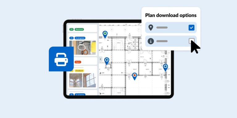Customise Pins printed on Plans