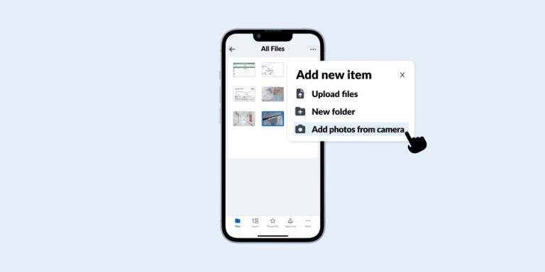 Document Management: Camera integration on Mobile