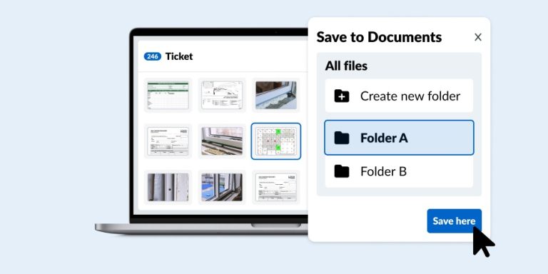 Document Management: Save Ticket attachments to any folder