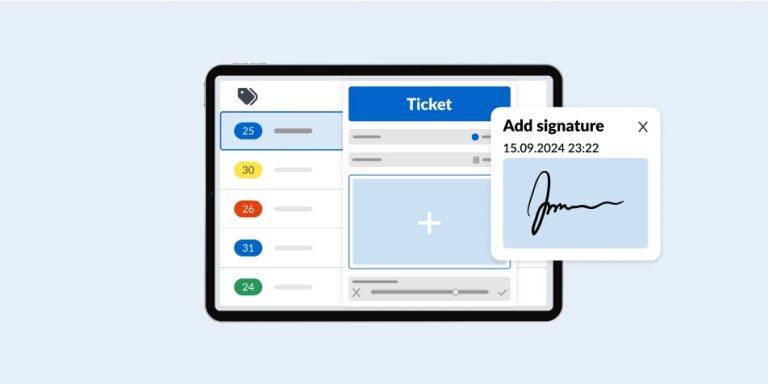 Final Ticket Signature