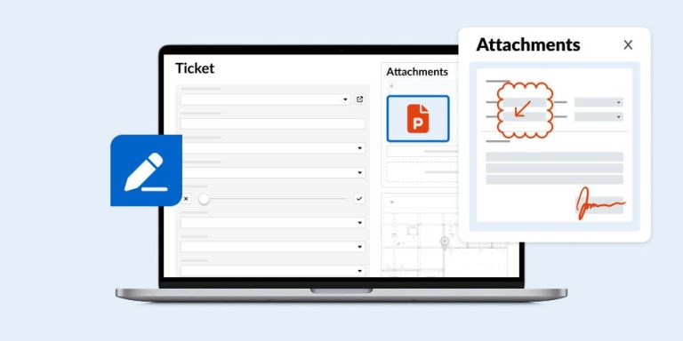 PDF Markups for Ticket Attachments