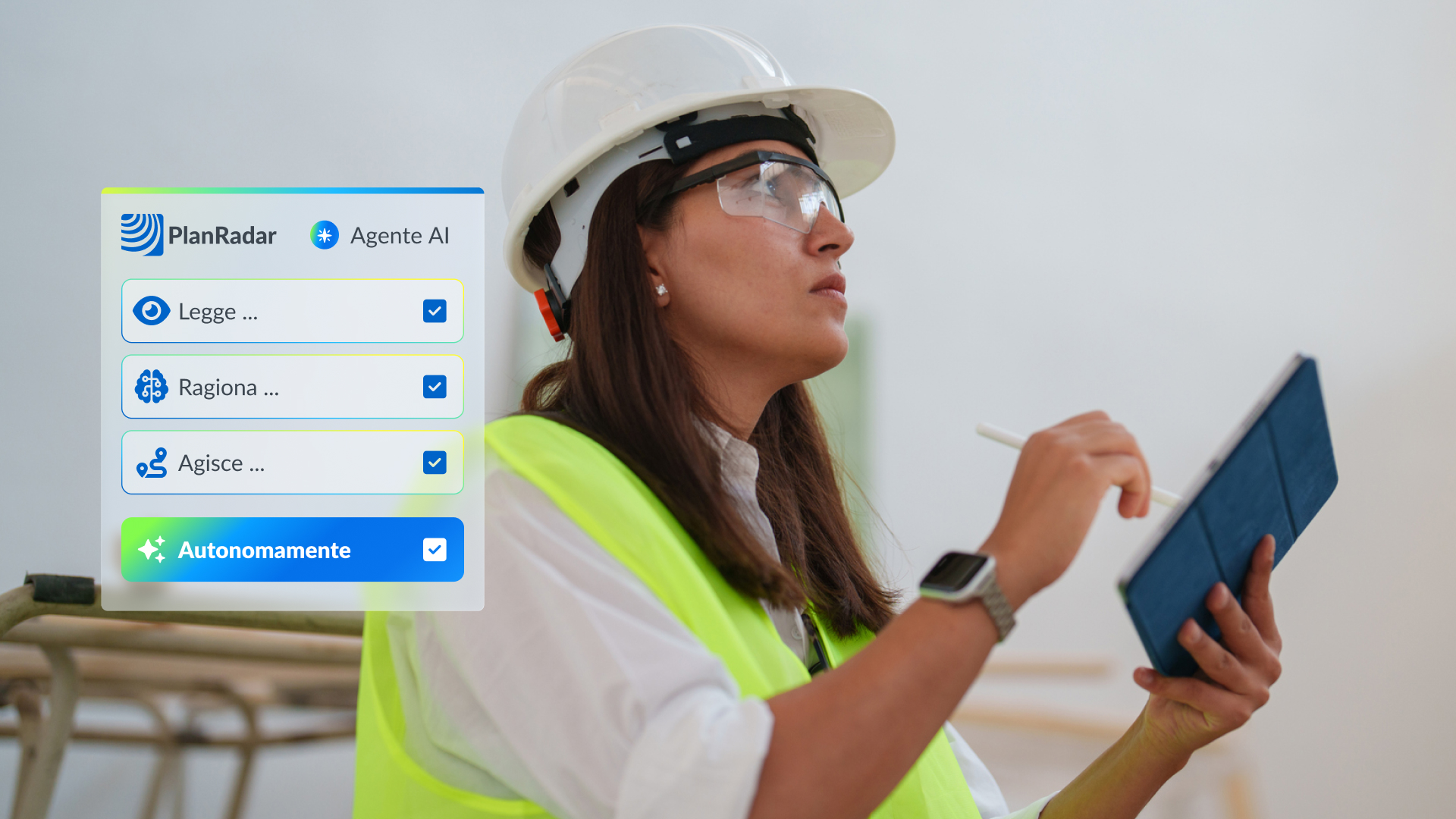 woman working on a construcion site
