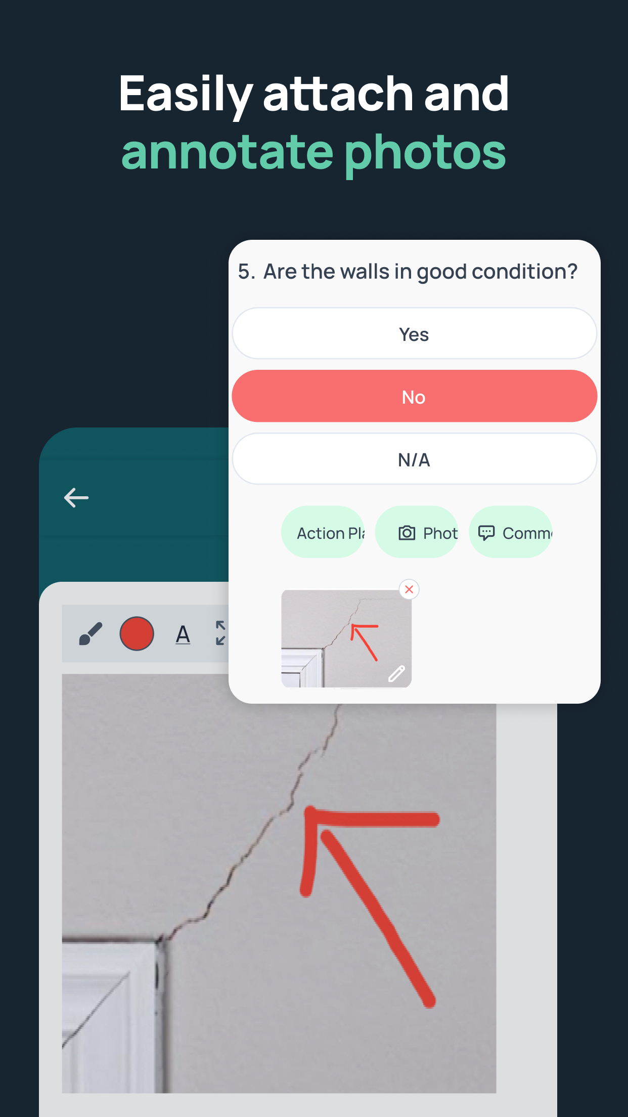 GoAudits app showing a scored site audit on a phone